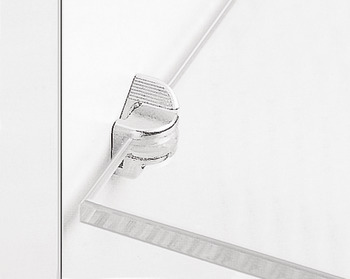 Gls Shelf Support 6/8/10mm Screw Zinc Alloy NP - view 3