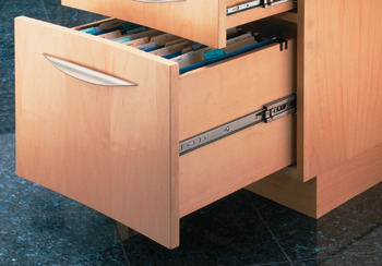 3832DO FD BB Drawer Runner Full 45kg 450mm Bright Zinc Plated - view 3