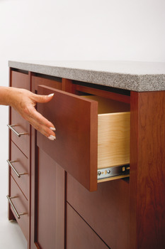 3832TR BB Drawer Runner Full 43kg 700mm Bright Zinc Plated - view 5