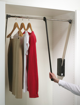 2004 WithRobe Pull Rail 440-610mm Black/Chrome - view 2