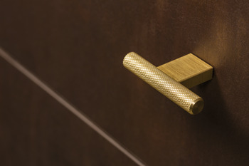 Graf 2 T Knob Aluminium Black D10x60x33mm - view 4