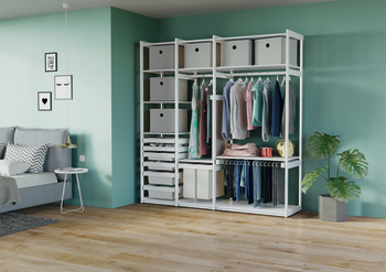 Dresscode WithRobe Lift 600-1000mm Wht - view 3