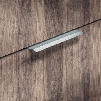 Curve Profile Handle Aluminium SSE 416mm Fixing Centres - view 3