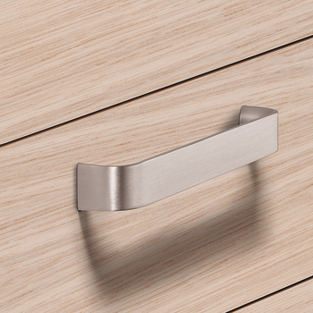 Pembridge D Pull Handle Aluminium BN 128mm Fixing Centres - view 3