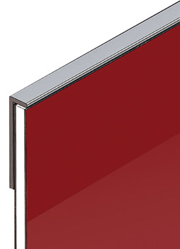 AluSplash Edge Profile 800mm Aluminium Antique - view 2