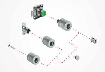 Symo3000 Fix Adapt Knob M4 D30mm Zinc Alloy MNP - view 4