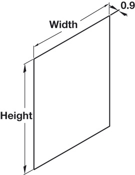 Stainless Steel S/B 600x750x0.9mm - view 2