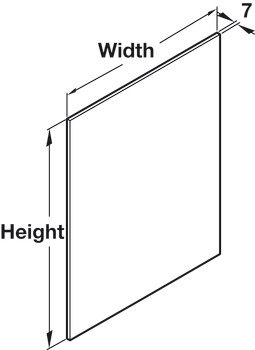 Stainless Steel S/B 600x750x7mm - view 2
