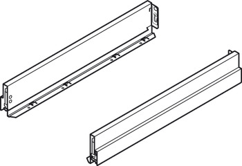 NPS Drawer Sides 90/400mm Stn 1pr - view 3