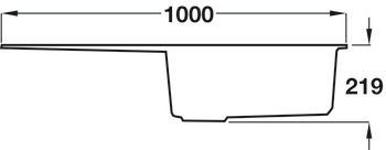 Rectangle Andesite Ign AND1051AS 1.0B Sink Black - view 2