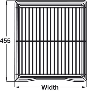 PO Wire Bskt Set 25kg 500mm Lin Steel PC - view 2
