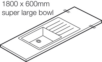 Maia 1800x28mm Lrg Stainless Steel 1.0B Snow Haze - view 2