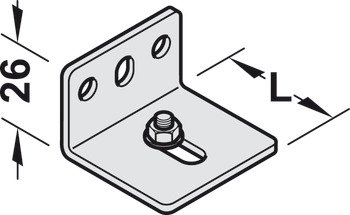 Slido D-Li11 40/80/120P SideFix Mnt Bracket - view 2