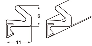 HafeleFld 100U Frm PerimeterSeal 15m Brw