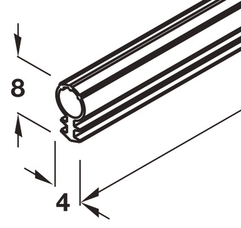 Hawa Centerfold 80H Seal Black 10m