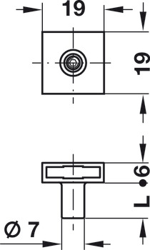 Symo3000 Arresting Pin 13mm Zinc Alloy MNP - view 3