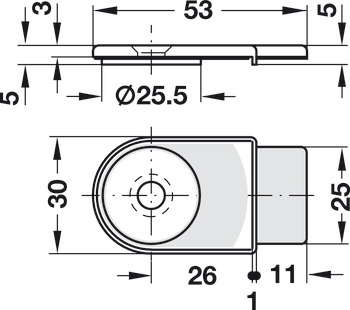 Symo3000 Trim Cap+Close Plate PNP - view 2