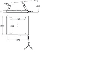 LED TV Lift Swivel Bracket for TS700/1000mm - view 2