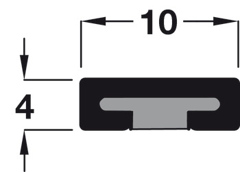 Intumes Strip FD30 2100x10x4mm Wht - view 2