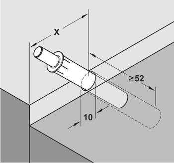 Hafele Soft Close Mechanism HD Plastic Grey - view 5