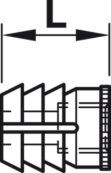 Glue-In Sleeve M6 D8.0x11mm Plastic - view 3