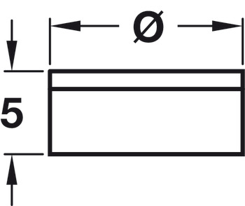 Cover Caps D12.6mm Hinged for Screws Black - view 3