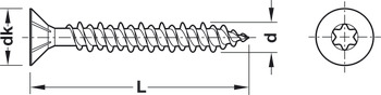 Hospa Jet Screw Ful Countersunk TS20 D3.5x25mm Glv - view 2
