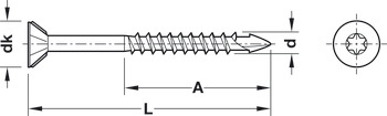 Spax MDF Screw Prt Countersunk TS20 D4.5x50mm Wrx - view 2