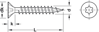 Spax Screw Ful Countersunk TS20 D4.0x40mm Wrx 200 - view 2