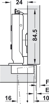 Tiomos 95D Hinge Clk FO SF w SC Night - view 3