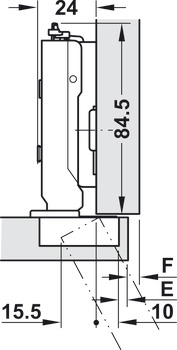 Tiomos 120D Hinge Clk FO DF w SC NP - view 3