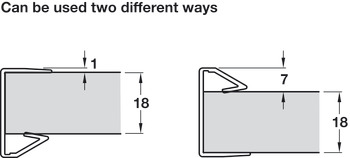 Shelf Strengthener Profile 4.1m Aluminium SSE - view 3