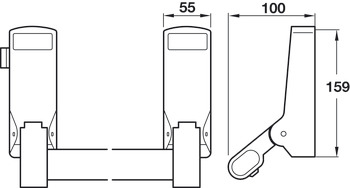 Startec Sgl Panic Latch SSS - view 2