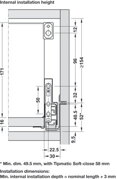 NPS Recangular Rail Set 350mm Stn - view 4