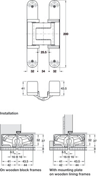 Tectus TE540 3D A8 FR 180D Hinge SSSE - view 2