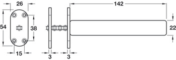 Perko Concealed Jamb Closer PC - view 4