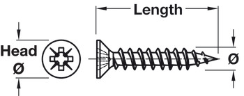 Timberfix 360 Screw Ful Countersunk Pozi D4.0x25mm - view 2