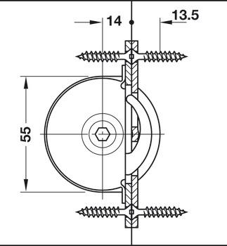 Giro Bolt-Lock Steel Galvanised - view 4