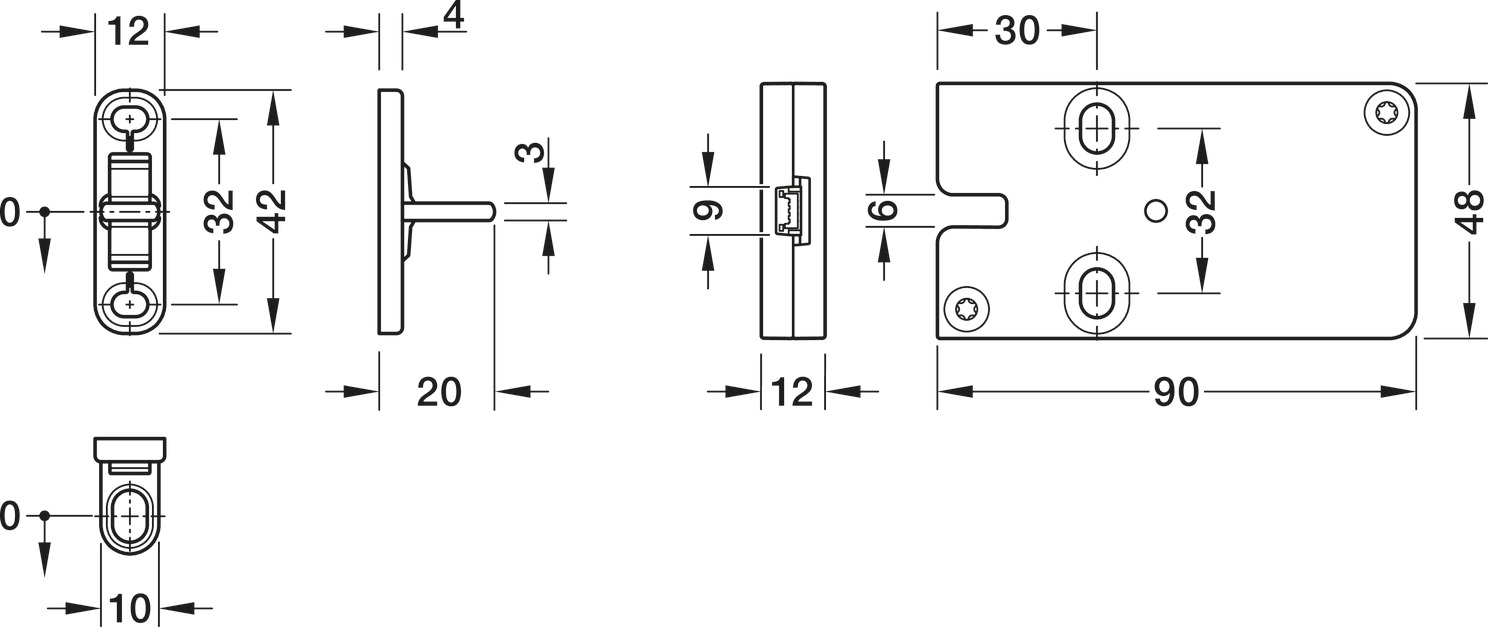 Dialock EFL3C  (G3) Furniture lock case - view 3