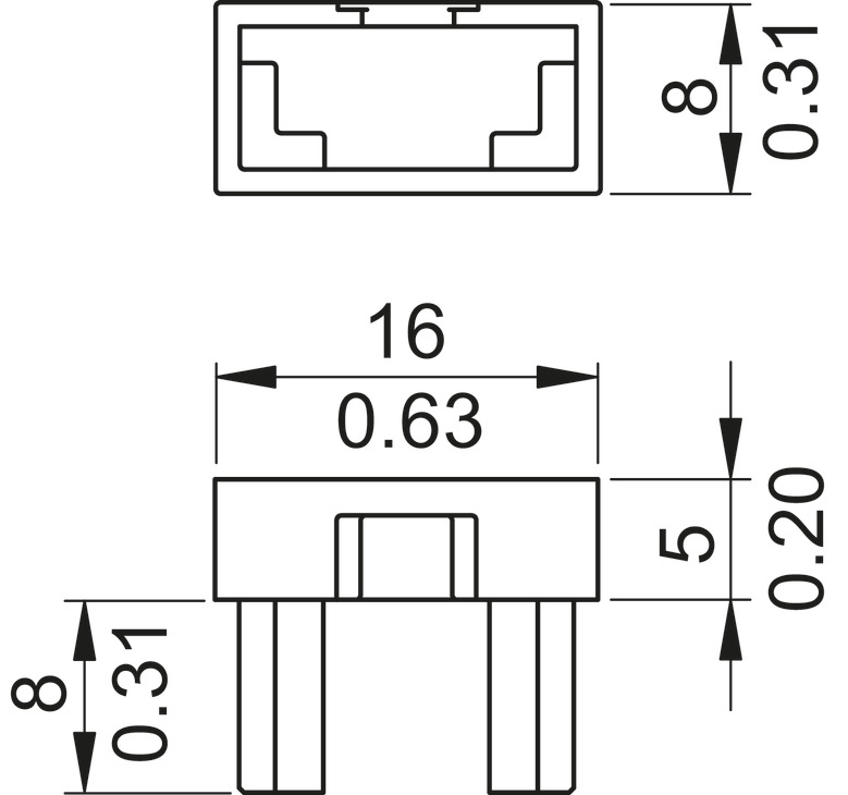 Loox5 5120 Profile Endcaps Plastic - view 4