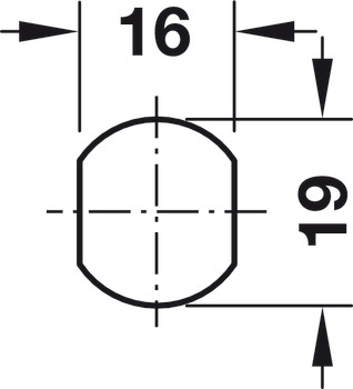 Cylinder Cam Lock 22mm PNP H1 Dir.B - view 2