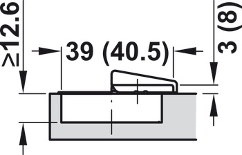 Tiomos 110D Hinge Clk HO SF w SC Night - view 4