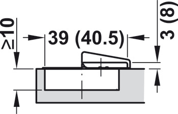 Tiomos 155D Hinge Clk FO SF w SC NP - view 5