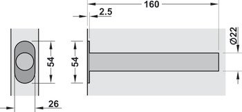 Perko Concealed Jamb Closer PC - view 3