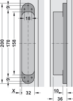 Tectus TE540 3D 180D Hinge MB - view 5