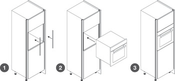 Gola System E Profile Vrt Ovn 580mm Aluminium Silver - view 3