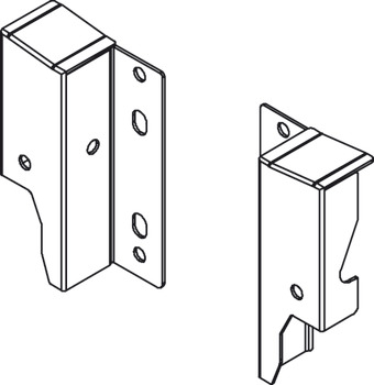 MXS Back Brackets 84mm Steel Antique - view 2