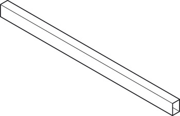 MXS Internal Drawer Cross Rail 1100mm Aluminium Wht - view 3