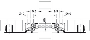 Thread Sleeve M4 5x18mm 24-29mm Steel Galvanised - view 3