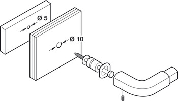 PBA ProCAP Fixing Bolts for Polished Brass Walls